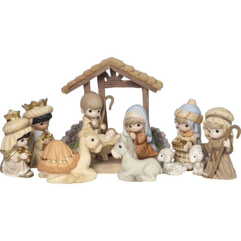 precious moments mini nativity series